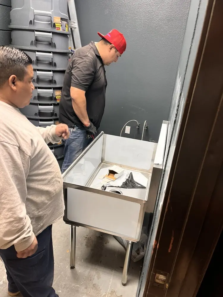 Commercial plumbing and sink installation in Simpsons Mill